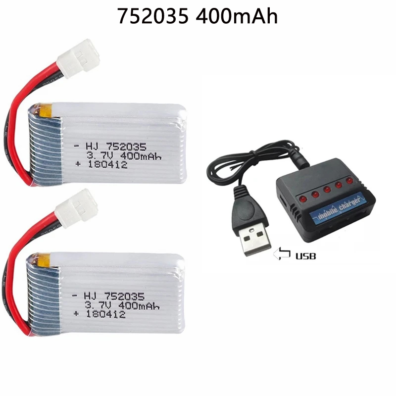 752035 3.7V 400mAh 35C Drone B - đánh giá và giá Eachine Drone E58