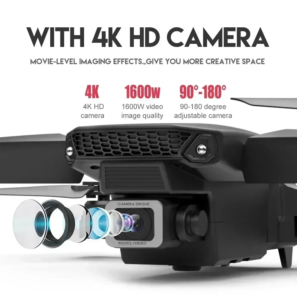 E88 Pro WIFI FPV Drone Wide An - đánh giá và giá Drone Lidar