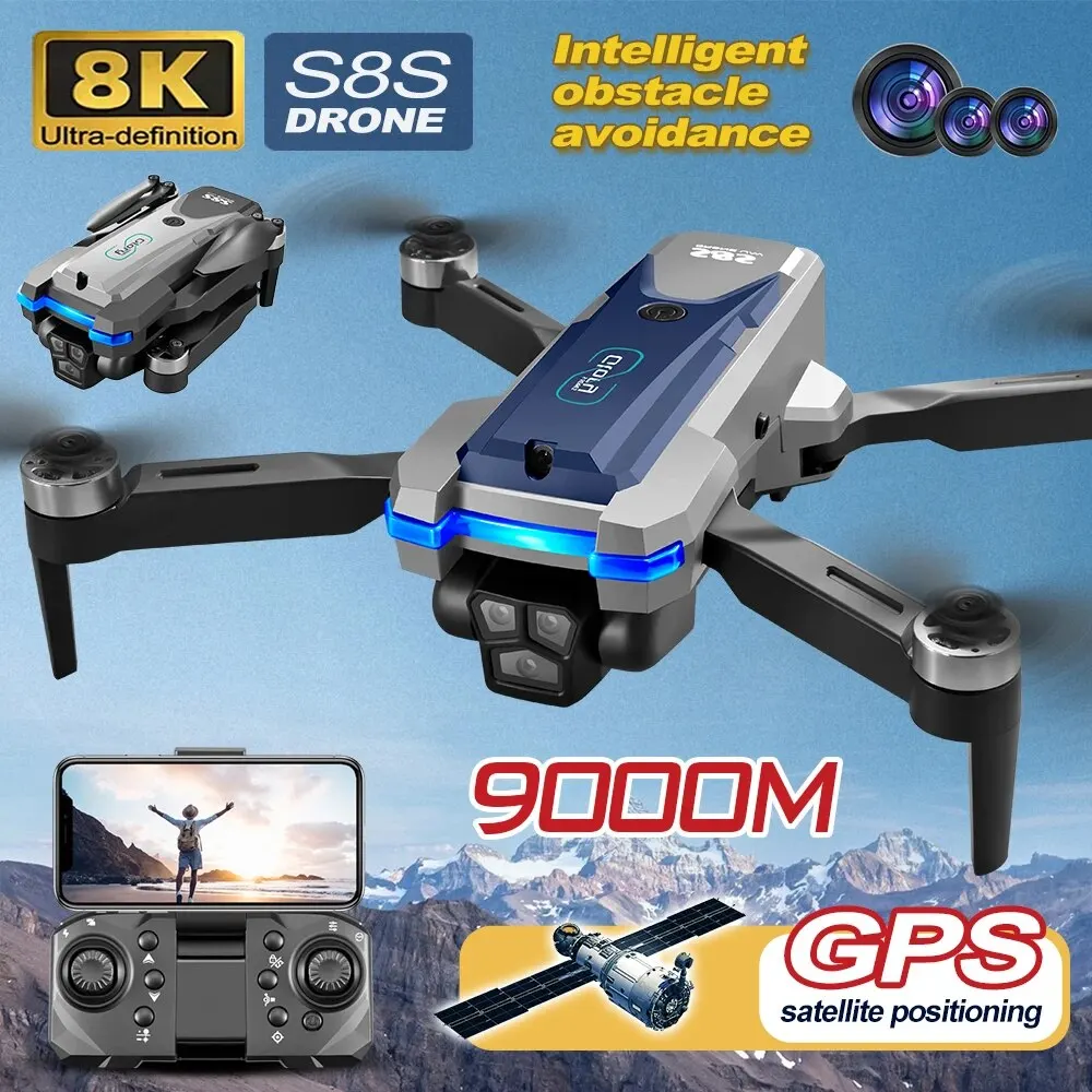 S8S GPS Drone 5G Wifi 8K HD Du - đánh giá và giá Drone Cinematic